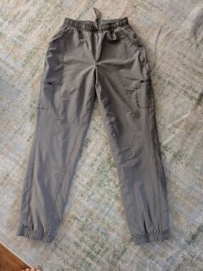 Merrell Fleece Lined Gray Elastic-Waist Hiking Pants
